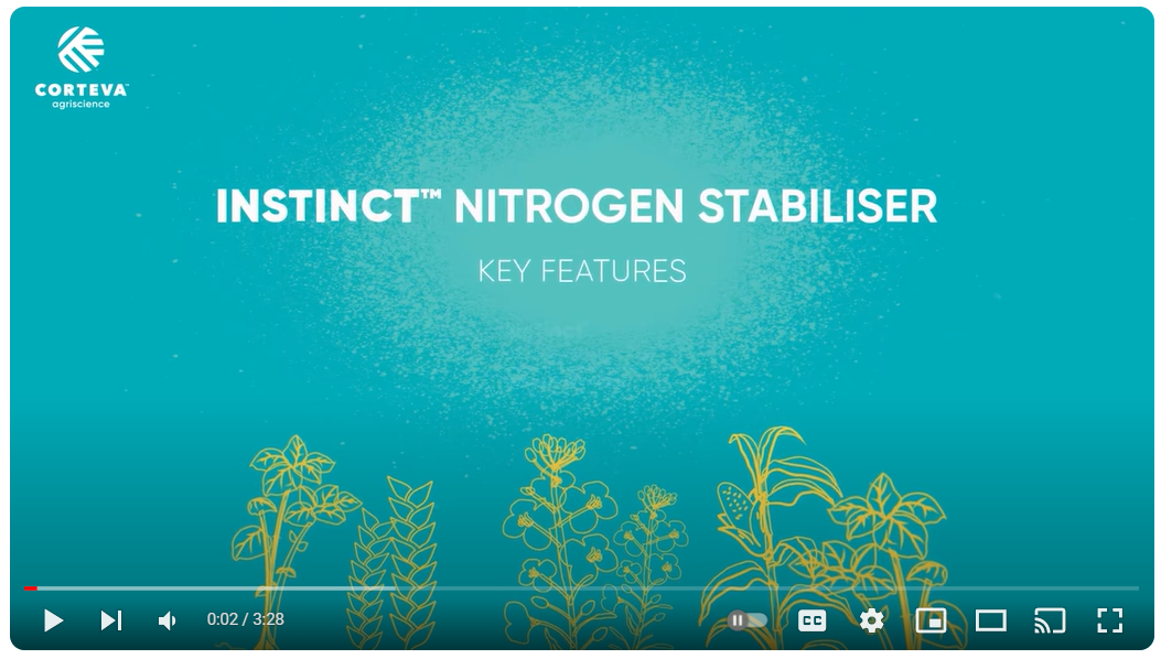 Youtube Vdeo of Instinct Nitrogen Stabiliser