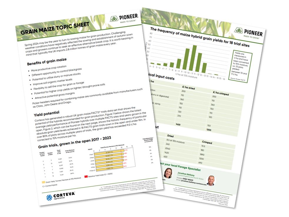 Grain maize topic sheet