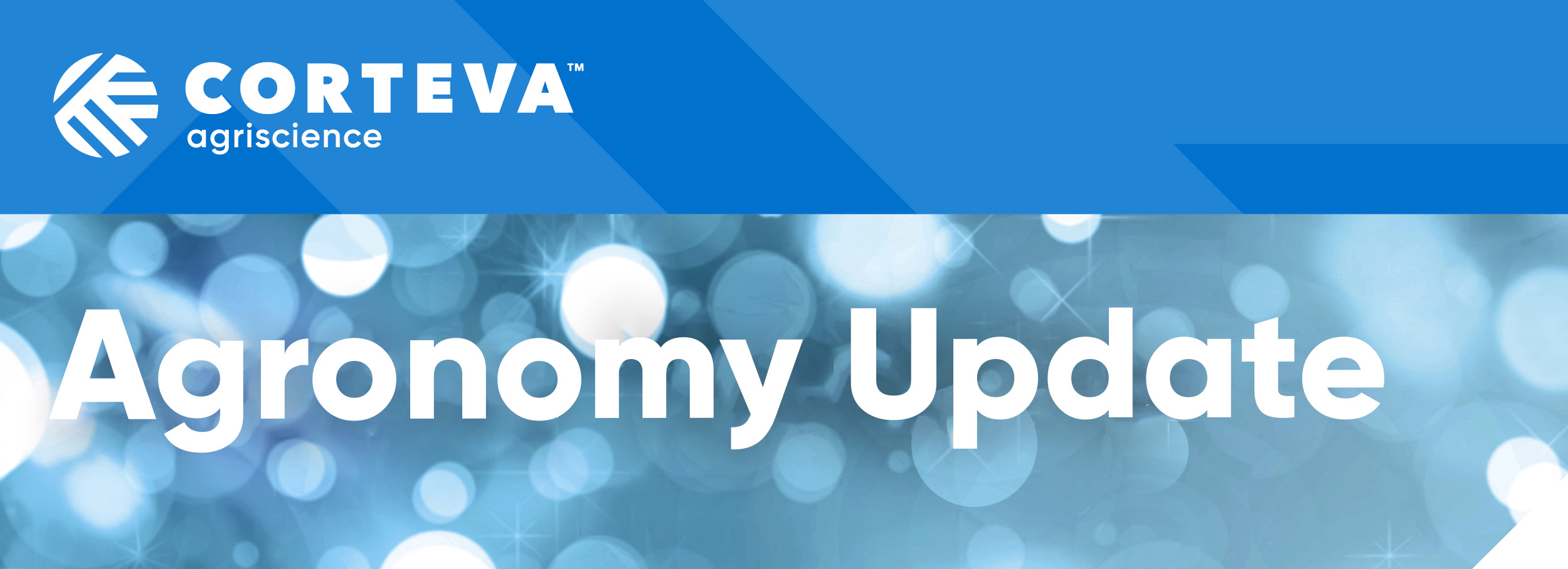 Agronomy Update header image